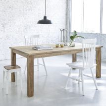 Tisch aus massivem recyceltem Teakholz 8 Pers.