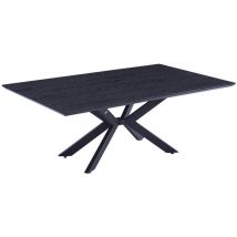 Home Deluxe – Esstisch-set Avencia Mit 4 Stühlen Ikalo Hellbraun - Farbe: Dark Oak, Maße: 200 X 76 X 120 Cm, Sternfuß, Eckig, Ausziehbar I Essgruppe 