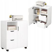 Tisch, Standschrank, Druckerständer, Regal, Modern, 3 Fachböden, 60 Cm