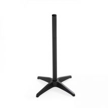 Tischbein aus grauem Aluminium für stehendes Essen