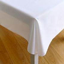 Tischdecke LOIS glatt weiß schmutzabweisend 150x220 cm 947234