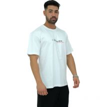 Herren T-Shirt, Oversize, Weiss X-Large - Megaman