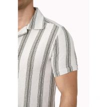 Megaman Herren Freizeit-Hemd Stretch Langarm Hemden Grün X-Large