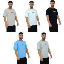 Herren T-Shirt, Oversize, Hellblau Medium - Megaman