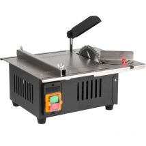 Lepmerk - Tischkreissäge für Holzbearbeitung und Dekoration, 2500 w, 340 mm x 280 mm, Edelstahltisch, mit Winkellineal und verstellbarer Rückenlehne