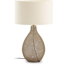 Tischlampe 25X25X45 Kristall/Goldenes Metall/Ohne Schirm