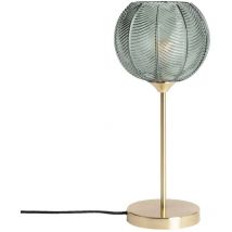 Tischlampe für innen aus Metall und Glas ø 20 cm - Sweeek