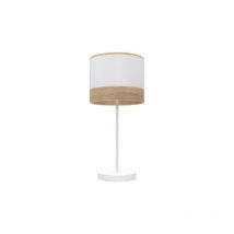 Fabrilamp - olga tischleuchte 1xe14 weiss/weiss-weiss-mad.clara 42x18x18 cm