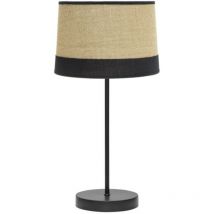 Tischleuchte Rustica Saco/schwarz Modell Tietar Fabrilamp