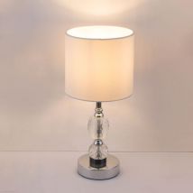 Globo - tischlampe - Bronn - chrome - metall - ø 21cm - E14 -