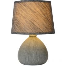 Ramzi - Tischlampe - Ø 18 Cm - 1xe14 - Grau - Lucide