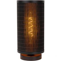 Tagalog - Tischlampe - Ø 15 Cm - 1xe27 - Schwarz - Lucide