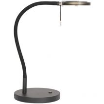 Steinhauer - tischlampe - Turound - schwarz - glas metall -