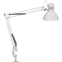 Schreibtischleuchte – Metall – Weiß – H.44cm – Klemmfuß – LED – 8201102