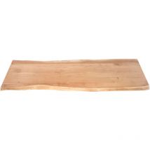 Tischplatte Baumkante Akazie Natur 200 X 60 Cm Curt