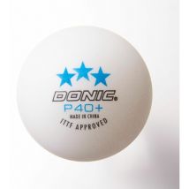 Tischtennisbälle 'Coach P40+ ' - 72 Stück, weiß - Donic