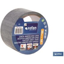 Graues Klebeband, 180 Mikron, 50 mm x 10 m