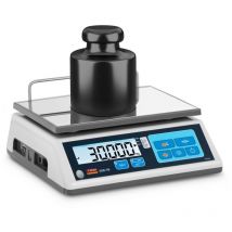 Tischwaage Waage Geeicht Ladenwaage Kontrollwaage Marktwaage Lcd 30 Kg/10 g