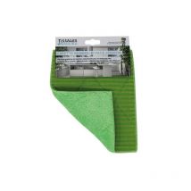 Lavette bambou bi face 25x20cm sur carte - tissages de beaulieu