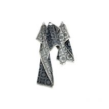 Lot torchons 3 tailles jacquard gris - tissages de beaulieu