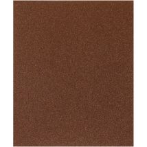 Tissu abrasif L280xl230 mm granul. 60 pour bois/métal corindon (Par 50)