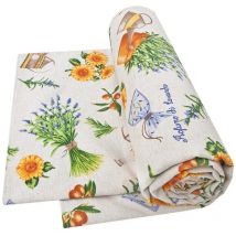 Emmevi Mv S.p.a. - Tissu d'Ameublement Couvrir Tout Housse de Canapé Fauteuil-lit Lavande Shabby Chic - 270x280 cm