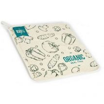 Home Essuie-tout bio White Green, 50 x 0,3 x 50 centimètres (Ref. No. : S3609346) - Bigbuy