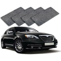Tissu Nano Sparkle (gris 4 pièces), tissu Nano Sparkle 2022 pour les rayures de voiture, tissu Nano magique réparant facilement les rayures de