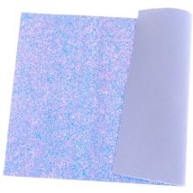 Feiyue - Tissu pvc Chunky Glitter Les sacs portables Machine à coudre Matériau découpable aux ciseaux Résistant aux déchirures