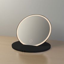 Fnx Bathrooms - Titan Rechargeable led Vanity Mirror with Illuminated Halo Ring - 220 x 383 x 135mm
