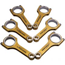 Maxpeedingrods - Titanized Bielles for vw VR6 Golf Corrado 2.8 2.9 Connecting Rod arp 2000 Bolts