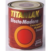 Titan - cahersa- pintura lak efect. madera nogal 750 ml