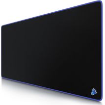 Titanwolf - Gaming Mauspad, xxl Speed Gaming Mousepad / Extragroße Fläche von 900 x 400mm, Kopf blau
