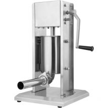 Zelsius - Embutidora Profesional de Acero Inoxidable, 3 litros, Plata, cuatro boquillas diferentes