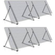 Zelsius - Juego universal, soporte paneles solares, ángulo ajustable 0 a 90° Barra de soporte 104 cm