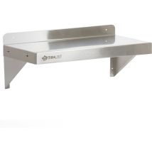Mahlzeit - Tagère Murale En Acier Inoxydable, 60 X 30 Cm, Étagère De Cuisine Étagère Murale Étagère Murale