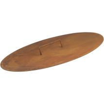 Couvercle Pour Brasero Ø 70 Cm Aspect Rouille Couvercle Pour Brasero Avec Poignée - Bbq-toro