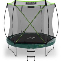 Trampolin Federlos-Design 'Bungee Safety Elite' - tüv Rheinland, AirMAXX Sprungtuch-Technologie, Ultraleise, Outdoor Gartentrampolin für Kinder &