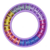 Titulaire De La Canette Coudre Bobines, Canette Machine à Fil à Couture Silicone Bobin Saver Holder Stockage Rond pour Bricolage Travail à la