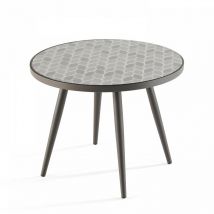 Table basse ronde motif en céramique - Tivoli