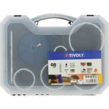 Tivoly - Coffret 6pcs Scie Cloche hm D33-83mm pour Béton Brique