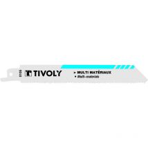 Tivoly - 2 Säbelsägeblätter • Lange Lebensdauer • Gerader Schnitt • Schnelles Schneiden • Universeller Aufsatz • Für Das Schneiden Mehrerer 
