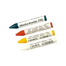 Tiza cera hexagonal amarilla - 95X12 mm