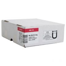 2000 Pointes annelées Haften HA28/25 - Tête plate - Galvanisé - 839814 - 2.80 mm - 2000 - 25 mm - Tjep