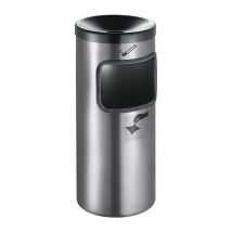 TKG - Posacenere da parete di sicurezza d.180xh410mm rosso con dispositivo di inclinazione