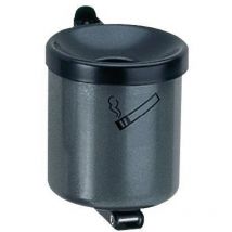 Wandascher Ø150xH145mm graphit mit Kippvorrichtung