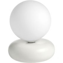 Lámpara de sobremesa olivia Blanco G9