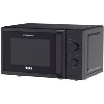 TM Electron TMPMW002BLK EASYWAVE Mikrowellenherd mit 20 Liter, 700W, 5 Leistungsstufen de, Auftaufunktion und Timer de 35 min, Farbe schwarz