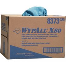 Kimberly-clark - Toalla papel wypall X80 31x42cm azul Box a 160Tü.