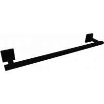 Capannoli - Toallero 60 cm en negro mate Nook NK160 mm Negro mate - tornillos de fijación